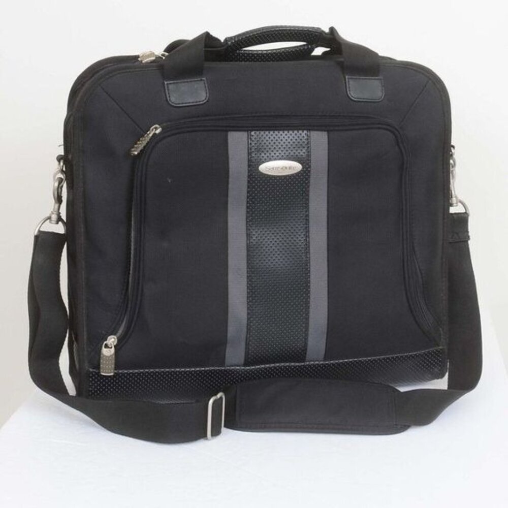 Samsonite Briefcase 14" Laptop Messenger Bag Case Crossbody Travel Business - Picture 8 of 8